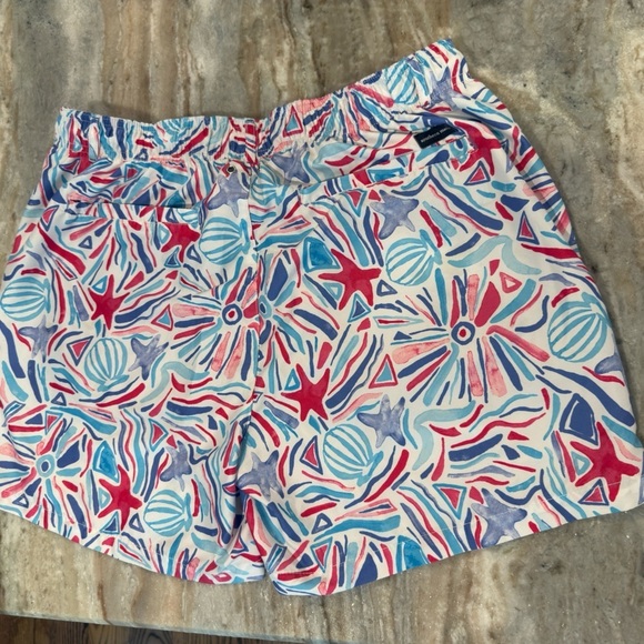 Men’s SOUTHERN MARSH Jubilee lined swim trunks- teal & pink. Size large - Picture 9 of 10